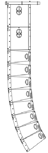 bản vẽ loa line array 